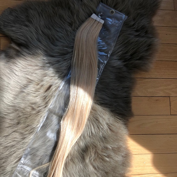 ✨ 22” #613  PLATINUM BLONDE HUMAN HAIR TAPE INS main image 6
